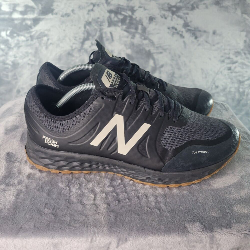 New Balance Kaymin Fresh Foam Trail Shoes Mens Sz 12 Black Running Sneakers 4E